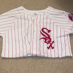 white sox button down jersey